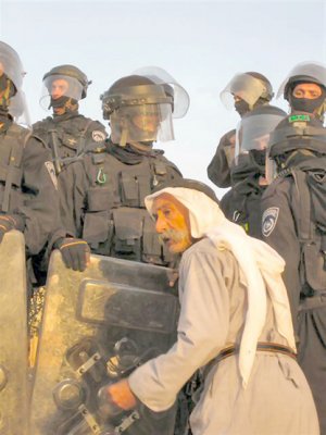 Al-’Araqib Palestinian village in the Naqab, destroyed more than 30 times since June 2010. (Source: Akhbarna.com)