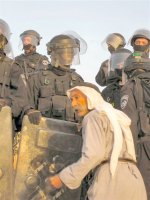Al-’Araqib Palestinian village in the Naqab, destroyed more than 30 times since June 2010. (Source: Akhbarna.com)