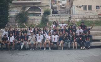 Taking the Al-Awda school across the other side of the Green Line