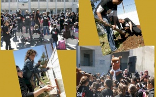 إحياءً لذكرى يوم الأرض وضمن أنشطة حملة مواجهة التهجير القسري المستمر:  مركز بديل ينفذ يوم عمل تطوعي ومهرجانا تعليميا للأطفال في مدرسة بنات عورتا الأساسية