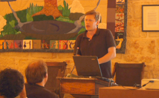 South African anti-Apartheid Activist Addresses Palestinian Audience