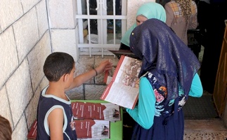 فعالية في حي "تل الرميدة" عن سياسات التهجير ألقسري