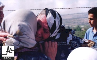 Palestinian Refugees meet at the Lebanese borders (June 2000)