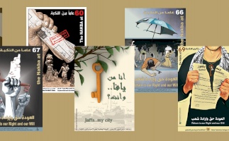جائزة العودة لأفضل بوستر للنكبة في عامها الـ 75 تحت شعار:  "75 عاماً من النكبة المستمرة... 75 عاماً من المقاومة المستمرة"