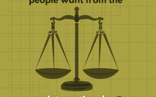 what do the Palestinian people want from the International Count fo Justice ?