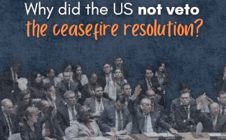 Why did the US not VEtO the Ceasefire Resolution?
