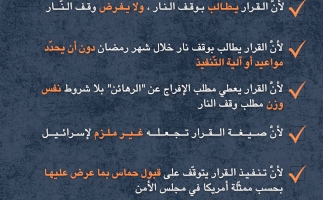 لماذا لم تستخدم الولايات المتحدة الفيتو في وجه قرار وقف النار؟