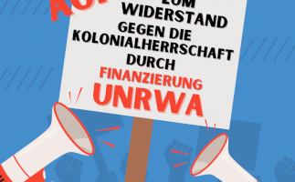 Aufruf Zum Widerstand Gegen die Kolonialherrschaft Durch Finanzierung UNRWA