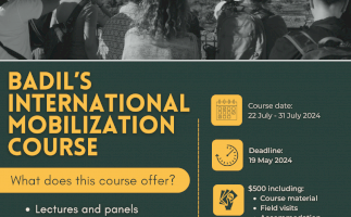 Badil's international Mobilization Course