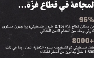 المجاعة في قطاع غزة - إحصائي