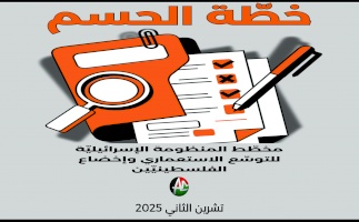خطّة الحسم: مخطّط المنظومة الإسرائيلية للتوسّع الاستعماري وإخضاع الفلسطينيين
