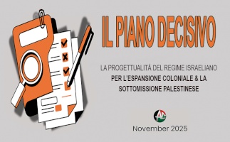 IL PIANO DECISIVO: LA PROGETTUALIT&Agrave; DEL REGIME ISRAELIANO PER L&rsquo;ESPANSIONE COLONIALE & LA SOTTOMISSIONE PALESTINESE (November 2025)