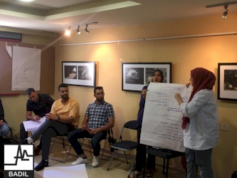 ضمن مشروع مدارس العودة: مركز بديل يعقد لقاء لتدريب المدربين