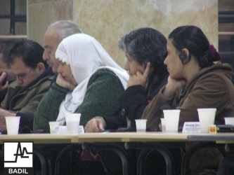 Panel: Mechanisms of reactivating P.L.O and its consequences on refugees (Dheisha R.C, 15 January 2004) 