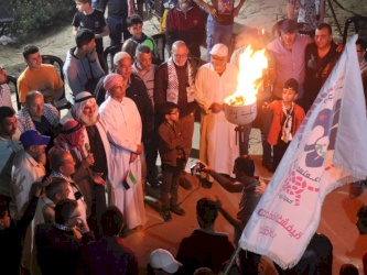 74 years of Ongoing Nakba... 74 years of Ongoing Resistance - Lighting Nakba Torch, (15 May 2022)