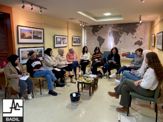مركز بديل ينفذ رابع لقاءات مشروع "حكايات فلسطينيات" حول الكتابة الإبداعية والسرد القصصي