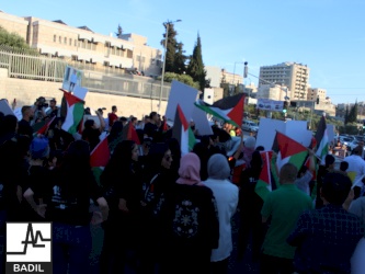 مسيرة الحرية لوليد دقة وعاصف الرفاعي وجميع الأسرى المرضى 