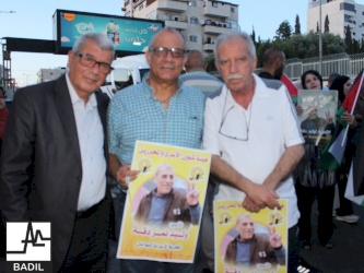 مسيرة الحرية لوليد دقة وعاصف الرفاعي وجميع الأسرى المرضى 