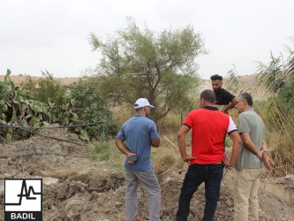 في ظل اعتداءات المستعمرين المستمرة لأراضي الأغوار الشمالية: بديل يجري زيارة ميدانية الى خربة تل الحمة