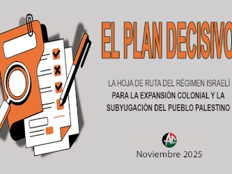 EL PLAN DECISIVO: LA HOJA DE RUTA DEL RÉGIMEN ISRAELÍ PARA LA EXPANSIÓN COLONIAL Y LA SUBYUGACIÓN DEL PUEBLO PALESTINO (Noviembre 2025)