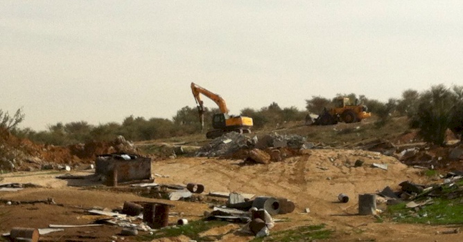 The Palestinian Bedouin village of Umm al-Hiran in the Naqab: new tactics, same policy of forcible displacement