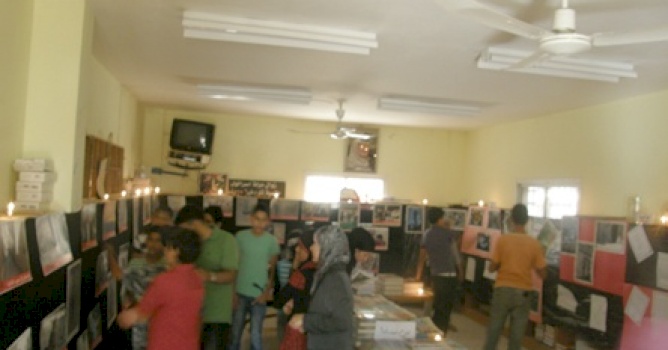 ضمن برنامج تنمية وتدريب الناشئة للعام 2011: مركز بديل يفتتح معرض إنتاج الناشئة الأول في مخيم الفوار