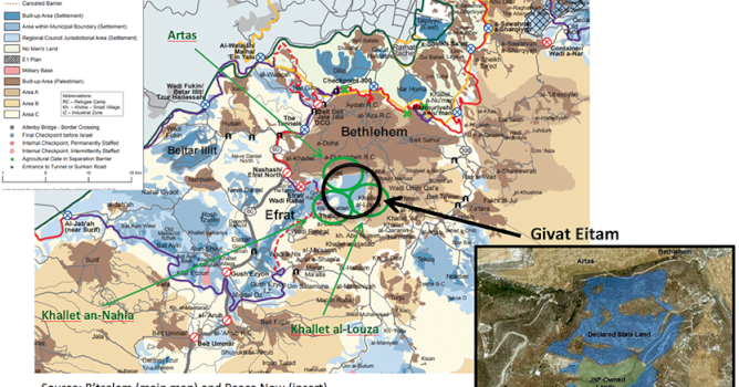 Suffocating Bethlehem: the new Givat Eitam Colony 