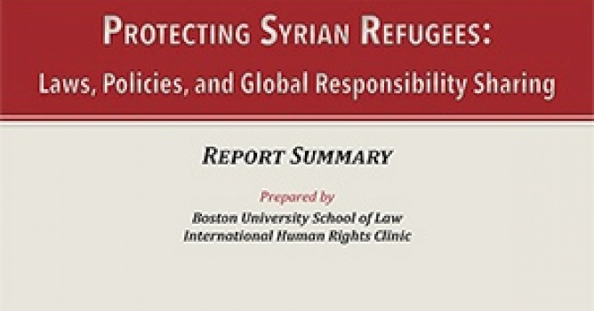BADIL publishes a summary of a Boston University Report on Protecting Syrian Refugees: Laws, Policies, and Global Responsibility Sharing