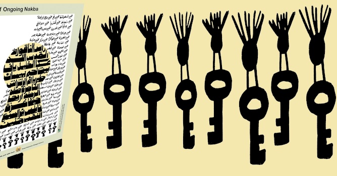 تحت شعار "75 عاماً من النكبة المستمرة.. 75 عاماً من المقاومة المستمرة": لجنة تحكيم جائزة العودة تعلن الملصق الفائز للعام 2023