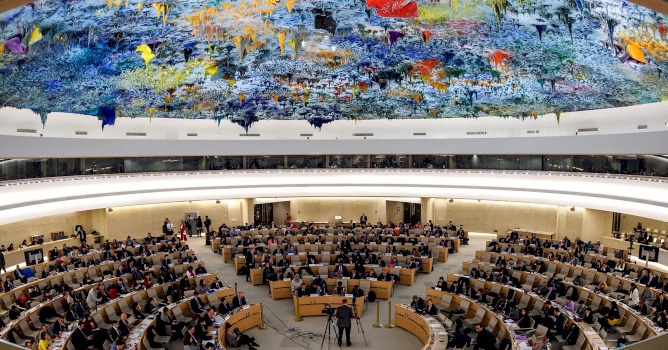Under Item 7 of UNHRC #55: Defunding UNRWA is a Breach of States' International Obligations to Palestinian Refugees and IDPs, Constitutes Collective Punishment and Supports Genocide in the Gaza Strip