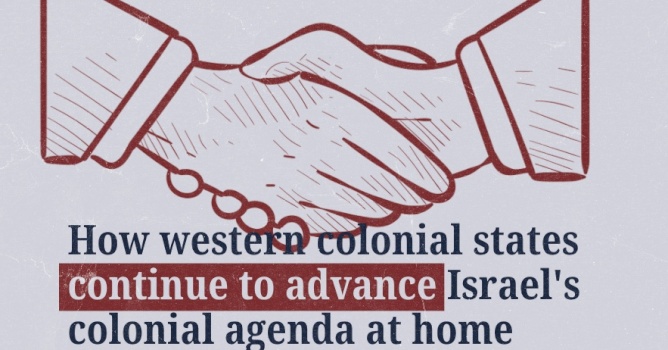 How Western Colonial States Continue to Advance Israel's Colonial Agenda at Home?