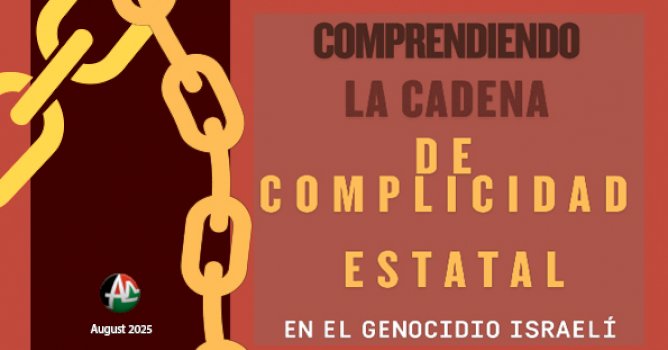 Comprendiendo la candina  de complicidad estatal en el genocidio Israeli (agosto 2025)