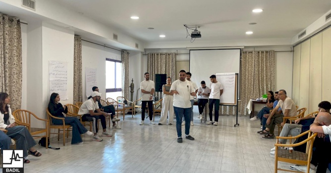 BADIL and the "Palestinian Youth Forum" held a day of training Sessions (August 2025)