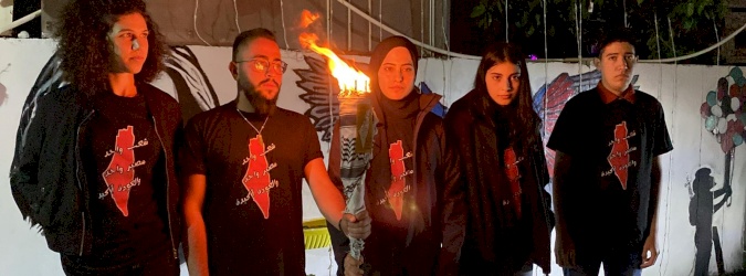 74 years of Ongoing Nakba... 74 years of Ongoing Resistance - Lighting Nakba Torch, (15 May 2022)