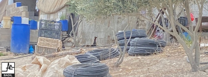 بعد تنفيذ يوم عمل تطوعي في الأغوار، بديل يجري زيارة تقييم ومتابعة في خربة تل الحمة في الأغوار الشمالية