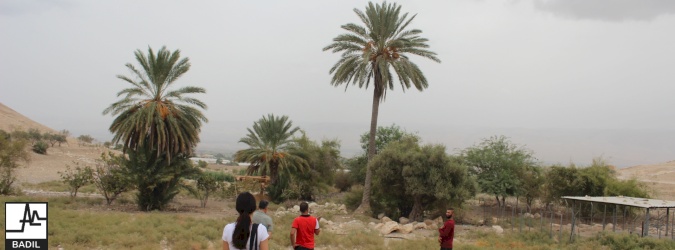 في ظل اعتداءات المستعمرين المستمرة لأراضي الأغوار الشمالية: بديل يجري زيارة ميدانية الى خربة تل الحمة