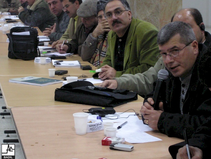 Panel: Mechanisms of reactivating P.L.O and its consequences on refugees (Dheisha R.C, 15 January 2004) 