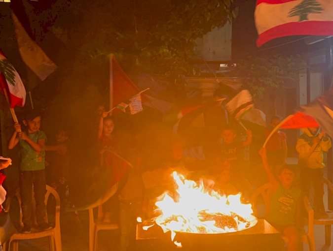 74 years of Ongoing Nakba... 74 years of Ongoing Resistance - Lighting Nakba Torch, (15 May 2022)