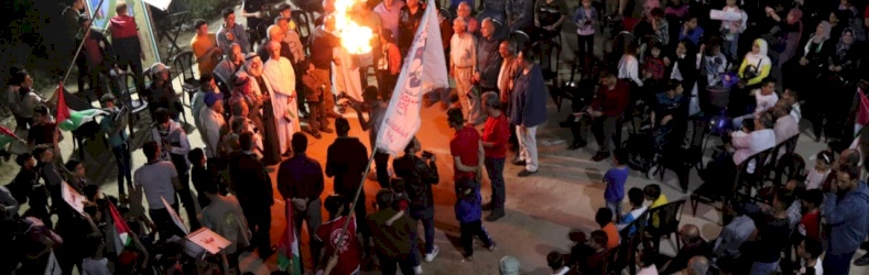 74 years of Ongoing Nakba... 74 years of Ongoing Resistance - Lighting Nakba Torch, (15 May 2022)