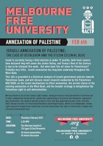 Enhancing Australian solidarity for the Palestinian people