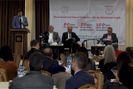 (٢٩ تشرين ثاني ٢٠١٧) شبكة المنظمات الأهلية ومجلس منظمات حقوق الإنسان ينظمان فعالية بمناسبة اليوم العالمي للتضامن مع الشعب الفلسطيني