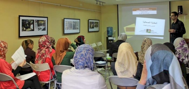 التدريب الرابع ضمن مشروع تمكين النساء في المناطق المعرضة للتهجير: ورشة عمل حول اسس واستراتيجيات اجراء المقابلة الصحافية