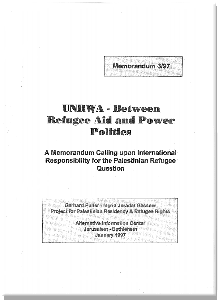 UNRWA - Between Refugee Aid and Power Politics