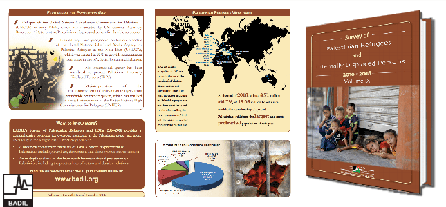 Brochure of the Survey of Palestinian Refugees and IDPs 2016-2018