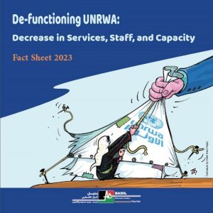 Fact Sheet 2023: De-functioning UNRWA -  Decrease in Services, Staff, and Capacity