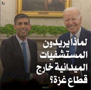 مستشفيات ميدانية خارج قطاع غزة