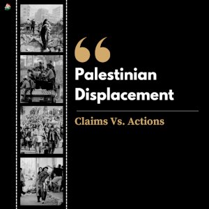 Palestinian Displacement - Claims Vs. Actions