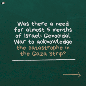 Saving Palestinian lives requires more than empty statements!