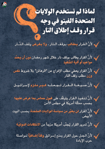 لماذا لم تستخدم الولايات المتحدة الفيتو في وجه قرار وقف النار؟