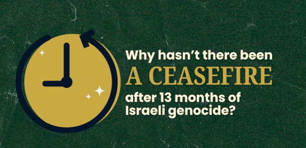 Why hasn&rsquo;t there been a ceasefire after 13 months of the Israeli genocide?